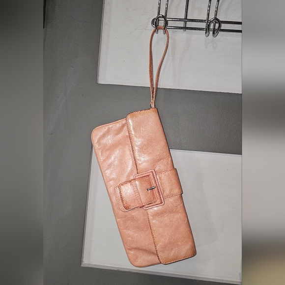HOBO International Leather Audrey Flap Clutch - Picture 1 of 9